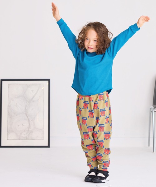 HOGAN RANCH WEAR(ホーガンランチウエア)の「ソウガラサルエルロングパンツ(その他パンツ・キッズ・グレー/オフホワイト/マルチ/ピンク/イエロー/ブラック/ベージュ/グリーン/ストライプ/ブラック系その他・100/130/80/120/110/90/70/95)」の22枚目の写真