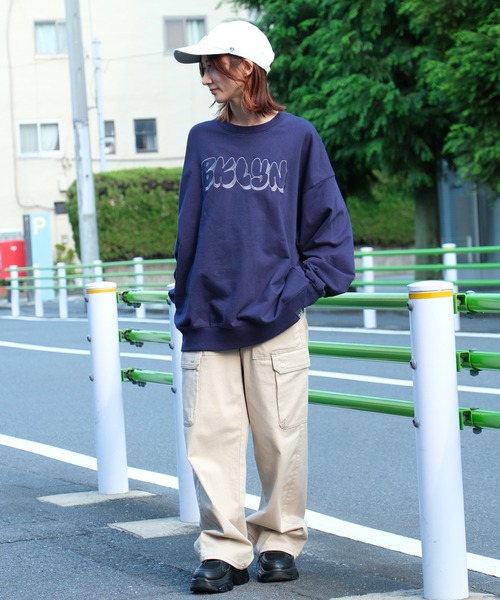 セール】【YAKPAK/ヤックパック】BKLYN刺繍クルーネック
