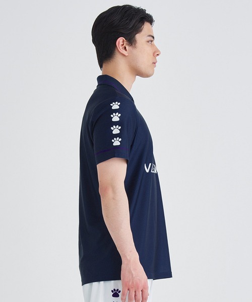ROOPTOKYO（ループトウキョウ）の「VALENCIANO BY KELME/ バレンシアーノバイケレメ GALA SOCCER TOP 半袖シャツ ゲームシャツ プラシャツ（Tシャツ/カットソー・メンズ・パープル/ネイビー・XL/M/L）」の4枚目の写真