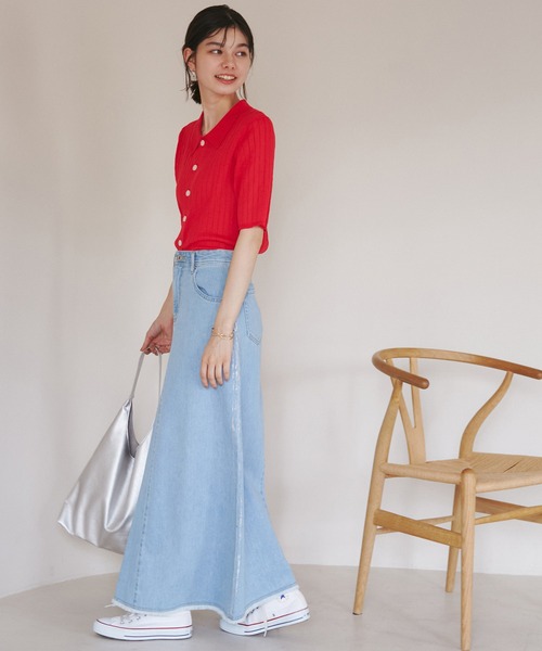 ロエベ ベロア アシンメトリースカート デニム風プリント LOEWE】デニム アシンメトリー ミニスカート - メルカリ