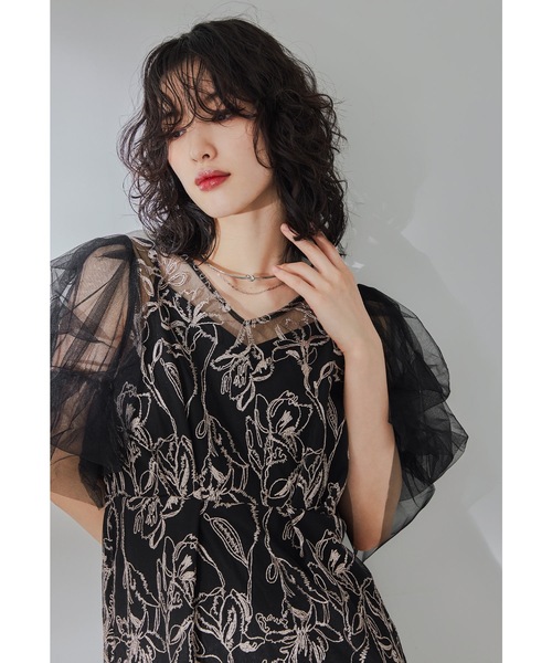 メタルチョーカーネックレス 2連 レイヤード シルバー ゴールド 結婚式 お呼ばれ 成人式 フォーマル アクセサリー（ネックレス）｜niana（ニアナ） wif.tv