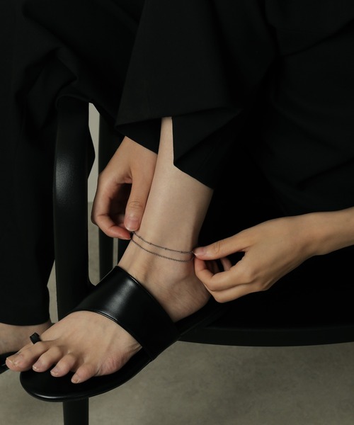 ORLEAN（オルレアン）の「金属アレルギー対応 ダブルラインアンクレット サージカルステンレス（アンクレット・レディース・シルバー/ゴールド・フリー）」の11枚目の写真