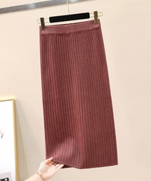 almost ready（オルモストレディー）の「【almost ready/オールモストレディ】バックスリットニットスカート（スカート）」