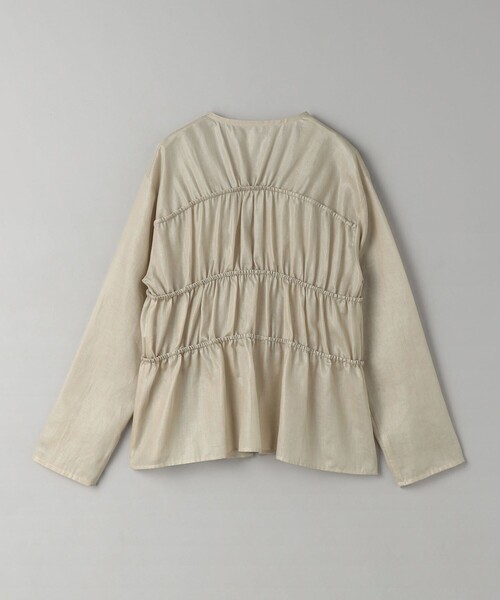 BEAUTY&YOUTH UNITED ARROWS(ビューティーアンドユースユナイテッドアローズ)の「シャーリング リボン シャツ(シャツ/ブラウス・レディース・ブラック/ベージュ・FREE)」の13枚目の写真
