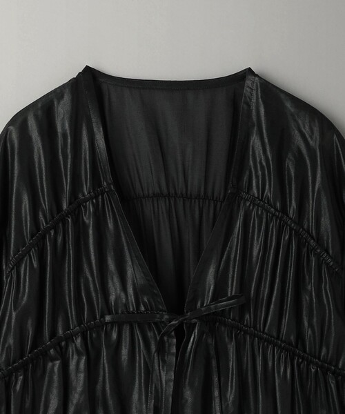 BEAUTY&YOUTH UNITED ARROWS(ビューティーアンドユースユナイテッドアローズ)の「シャーリング リボン シャツ(シャツ/ブラウス・レディース・ブラック/ベージュ・FREE)」の20枚目の写真