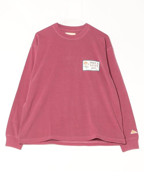 KELTY(ケルティ)の「ヴィンテージ ワッペンデザイン L/S ティーシャツ(Tシャツ/カットソー・レディース・レッド/ブラック/アイボリー・M/L)」の3枚目の写真