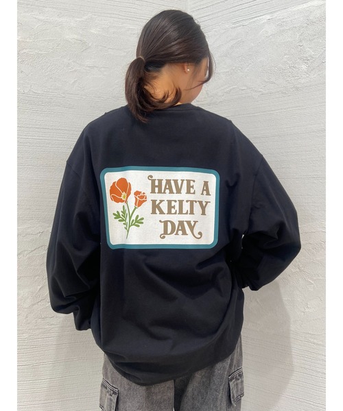ヴィンテージ ワッペンデザイン L/S ティーシャツ（Tシャツ/カットソー）｜KELTY（ケルティ）