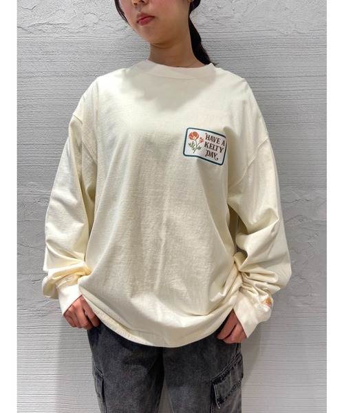 KELTY(ケルティ)の「ヴィンテージ ワッペンデザイン L/S ティーシャツ(Tシャツ/カットソー・レディース・レッド/ブラック/アイボリー・M/L)」の10枚目の写真