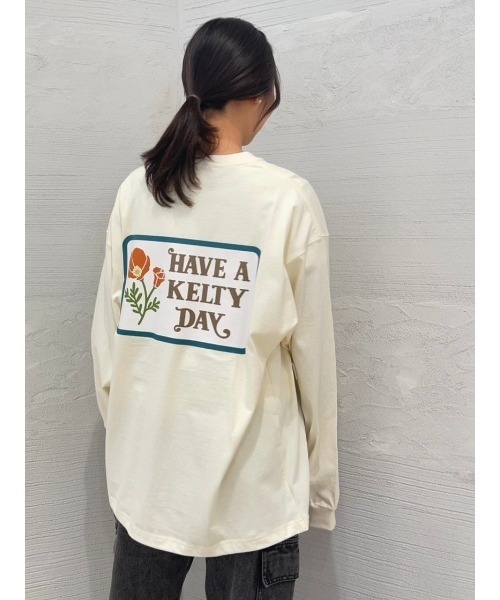 KELTY(ケルティ)の「ヴィンテージ ワッペンデザイン L/S ティーシャツ(Tシャツ/カットソー・レディース・レッド/ブラック/アイボリー・M/L)」の9枚目の写真