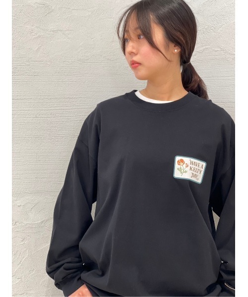 KELTY(ケルティ)の「ヴィンテージ ワッペンデザイン L/S ティーシャツ(Tシャツ/カットソー・レディース・レッド/ブラック/アイボリー・M/L)」の12枚目の写真