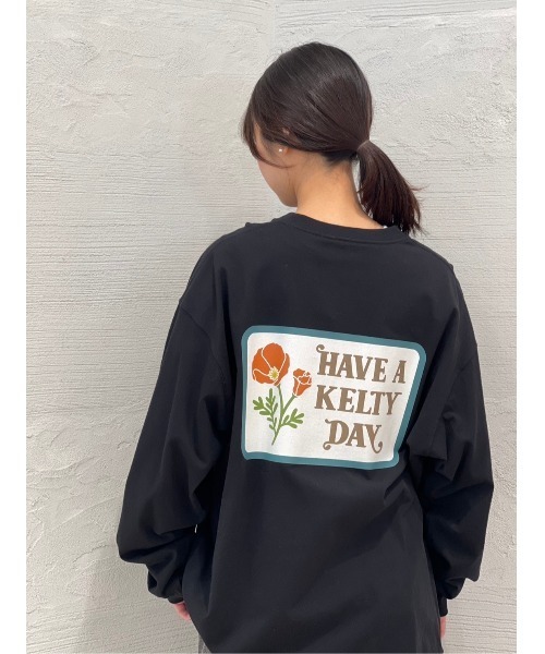 KELTY(ケルティ)の「ヴィンテージ ワッペンデザイン L/S ティーシャツ(Tシャツ/カットソー・レディース・レッド/ブラック/アイボリー・M/L)」の13枚目の写真