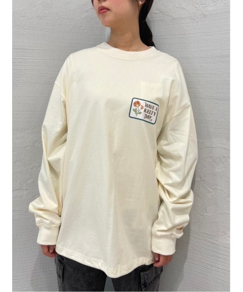 KELTY(ケルティ)の「ヴィンテージ ワッペンデザイン L/S ティーシャツ(Tシャツ/カットソー・レディース・レッド/ブラック/アイボリー・M/L)」の11枚目の写真