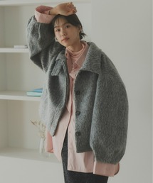 Olu. | 【Yo Kinoshita × Olu.】2wayシャギーミドルコート(ステンカラーコート)