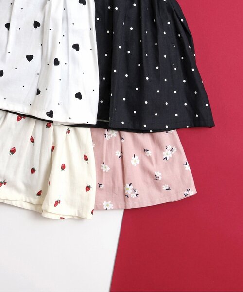 apres les cours（アプレレクール）の「ワッフルドッキングフレアTシャツ（Tシャツ/カットソー・キッズ・ブラック/サックスブルー/ピンク/レッド・80/90/100/110/120/130/140）」の18枚目の写真