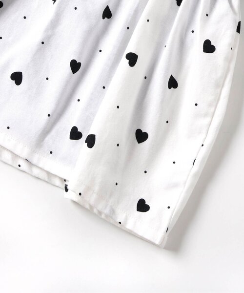 apres les cours（アプレレクール）の「ワッフルドッキングフレアTシャツ（Tシャツ/カットソー・キッズ・ブラック/サックスブルー/ピンク/レッド・80/90/100/110/120/130/140）」の5枚目の写真