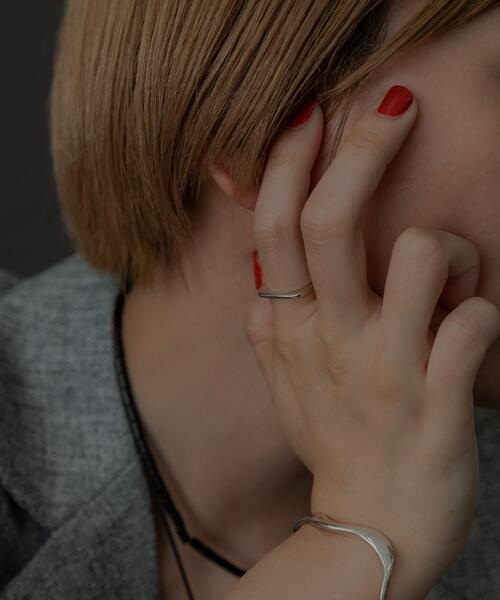 SMELLY（スメリー）の「SMELLY so’　square thin ring（リング・レディース・シルバー・11）」の4枚目の写真