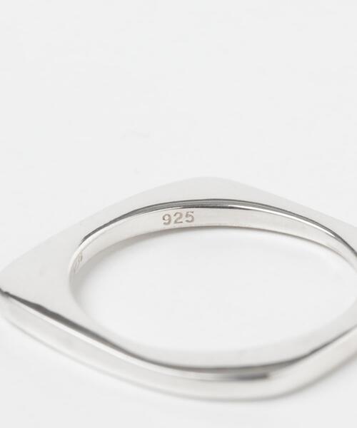 SMELLY（スメリー）の「SMELLY so’　square thin ring（リング・レディース・シルバー・11）」の13枚目の写真