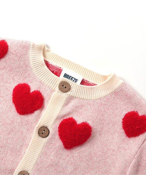 BREEZE（ブリーズ）の「総柄ジャガードカーディガン（カーディガン/ボレロ・キッズ・アイボリー/ブルー/チャコール・70/80）」の14枚目の写真