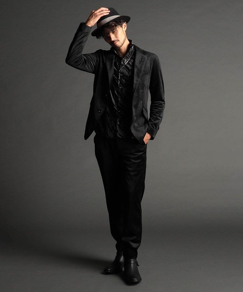 NICOLE CLUB FOR MEN（ニコルクラブフォーメン）の「スウェードハット（ハット・メンズ・ブラック/トップグレー/モカ・FREE）」の9枚目の写真