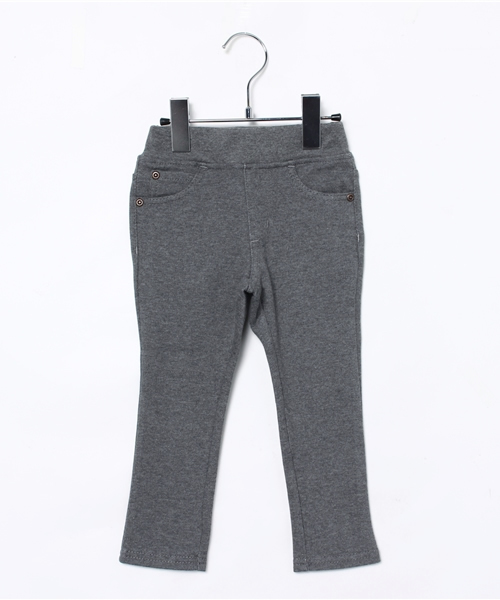 RUGGEDWORKS（ラゲッドワークス）の「ニットカルゼスキニーロングパンツ(80～140㎝)（その他パンツ・キッズ・カーキ/ピンク/ネイビー/パープル/ダークグレー/マスタード/グレー/ブルー/ローズ・80ｃｍ/130cm/100cm/120cm/110cm/90cm/140cm）」の2枚目の写真