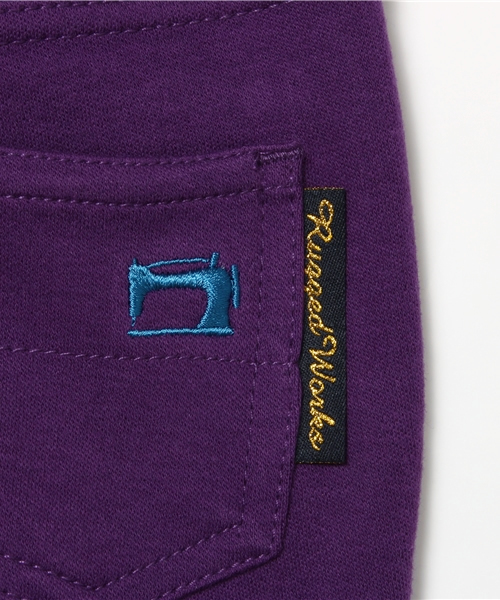 RUGGEDWORKS（ラゲッドワークス）の「ニットカルゼスキニーロングパンツ(80～140㎝)（その他パンツ・キッズ・カーキ/ピンク/ネイビー/パープル/ダークグレー/マスタード/グレー/ブルー/ローズ・80ｃｍ/130cm/100cm/120cm/110cm/90cm/140cm）」の15枚目の写真