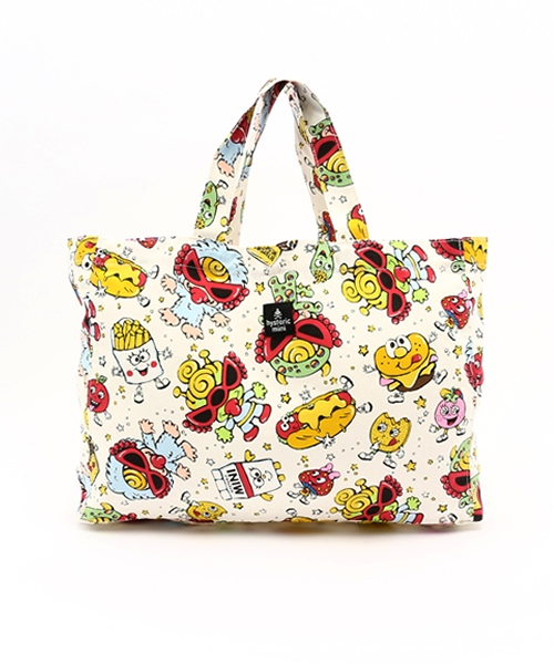 HUNGRY MONSTER WORLD with U 総柄 おけいこBAG(トートバッグ HUNGRY MONSTER WORLD with U 総柄 おけいこBAG(トートバッグ
