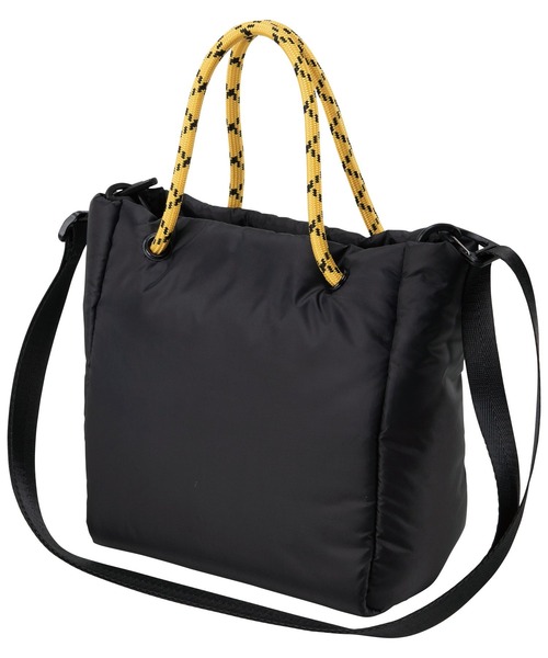 KiU（キウ）の「パフィートートバッグミニ（トートバッグ・レディース・オフホワイト/シルバー/ブラック・FREE）」の13枚目の写真