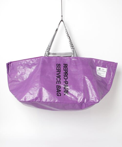 TATRAS CONCEPT STORE(タトラスコンセプトストア)の「REPRO PARK(リプロパーク) Large tote Bag(トートバッグ・レディース・アイボリー/ブラック/イエロー/オレンジ/パープル/ネイビー/グリーン/ホワイト・L)」の6枚目の写真