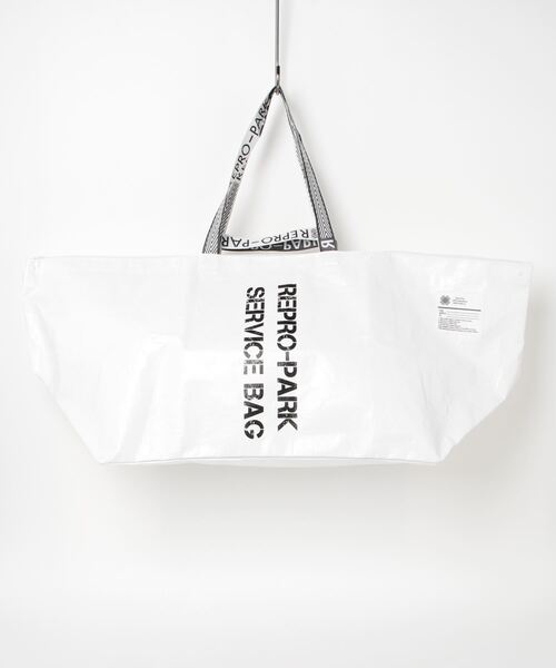 TATRAS CONCEPT STORE(タトラスコンセプトストア)の「REPRO PARK(リプロパーク) Large tote Bag(トートバッグ・レディース・アイボリー/ブラック/イエロー/オレンジ/パープル/ネイビー/グリーン/ホワイト・L)」の1枚目の写真