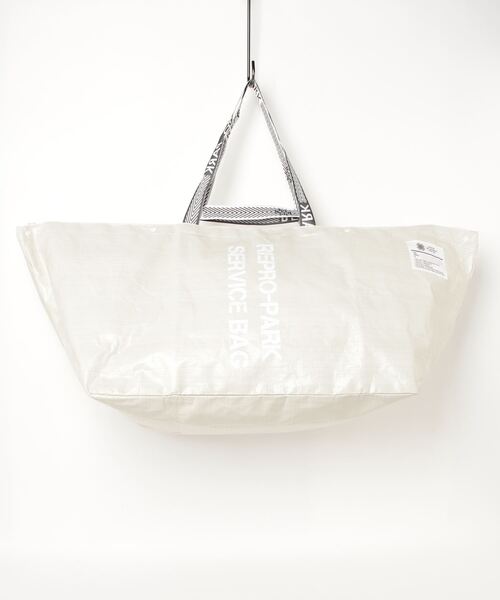 TATRAS CONCEPT STORE(タトラスコンセプトストア)の「REPRO PARK(リプロパーク) Large tote Bag(トートバッグ・レディース・アイボリー/ブラック/イエロー/オレンジ/パープル/ネイビー/グリーン/ホワイト・L)」の2枚目の写真