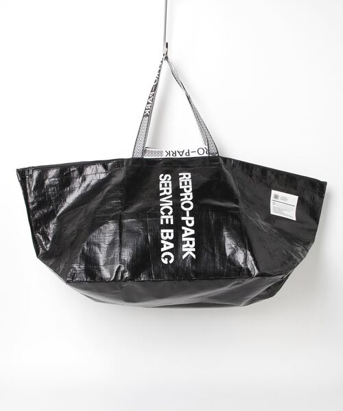 TATRAS CONCEPT STORE(タトラスコンセプトストア)の「REPRO PARK(リプロパーク) Large tote Bag(トートバッグ・レディース・アイボリー/ブラック/イエロー/オレンジ/パープル/ネイビー/グリーン/ホワイト・L)」の3枚目の写真