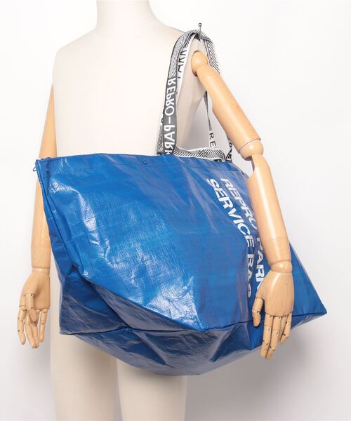 TATRAS CONCEPT STORE(タトラスコンセプトストア)の「REPRO PARK(リプロパーク) Large tote Bag(トートバッグ・レディース・アイボリー/ブラック/イエロー/オレンジ/パープル/ネイビー/グリーン/ホワイト・L)」の13枚目の写真