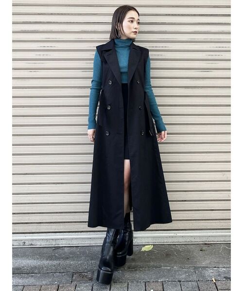 デザインステッチスクエアブーツ（ブーツ）｜MURUA（ムルーア）