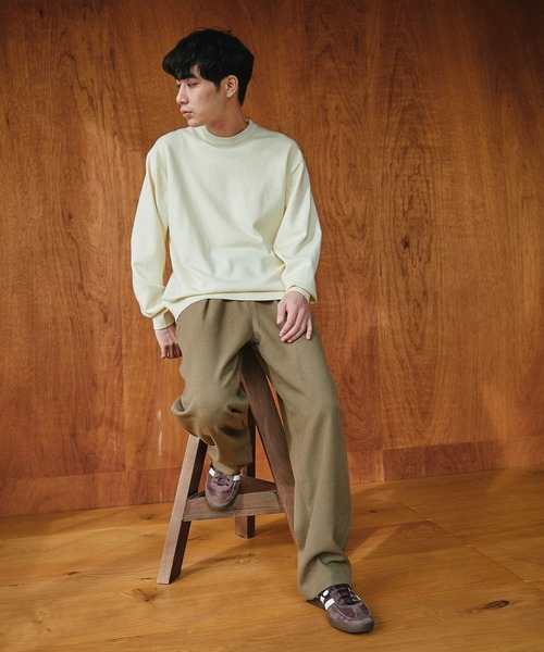 URBAN RESEARCH DOORS(アーバンリサーチドアーズ)の「『UR TECH 200日ニット』クルーネックプルオーバー(ニット/セーター・メンズ・オフホワイト/ブルー/チャコールグレー・MEDIUM/LARGE/X-LARGE)」の7枚目の写真