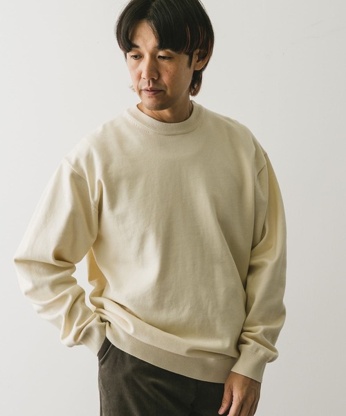 URBAN RESEARCH DOORS(アーバンリサーチドアーズ)の「『UR TECH 200日ニット』クルーネックプルオーバー(ニット/セーター・メンズ・オフホワイト/ブルー/チャコールグレー・MEDIUM/LARGE/X-LARGE)」の21枚目の写真
