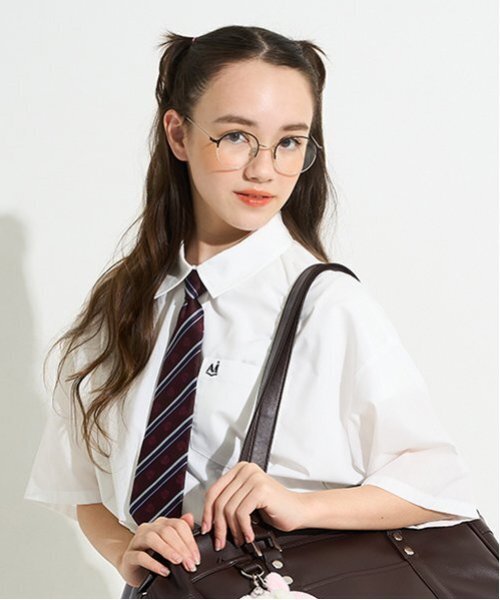 pom ponette junior（ポンポネットジュニア）の「*ストライプネクタイ（ネクタイ・キッズ・エンジ/ベージュ/ブルー・FREE）」の18枚目の写真