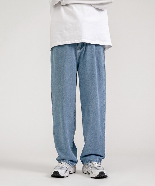 INTERPLAY（インタープレイ）の「【INTERPLAY select】Loose-fit 5pocket Denim Pants（デニムパンツ・メンズ・ライトブルー/ブラック/インディゴブルー/グレー/その他1・SMALL/LARGE/X-LARGE/MEDIUM）」の4枚目の写真