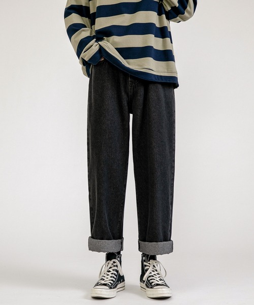 INTERPLAY（インタープレイ）の「【INTERPLAY select】Loose-fit 5pocket Denim Pants（デニムパンツ・メンズ・ライトブルー/ブラック/インディゴブルー/グレー/その他1・SMALL/LARGE/X-LARGE/MEDIUM）」の6枚目の写真