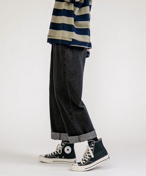 INTERPLAY（インタープレイ）の「【INTERPLAY select】Loose-fit 5pocket Denim Pants（デニムパンツ・メンズ・ライトブルー/ブラック/インディゴブルー/グレー/その他1・SMALL/LARGE/X-LARGE/MEDIUM）」の8枚目の写真