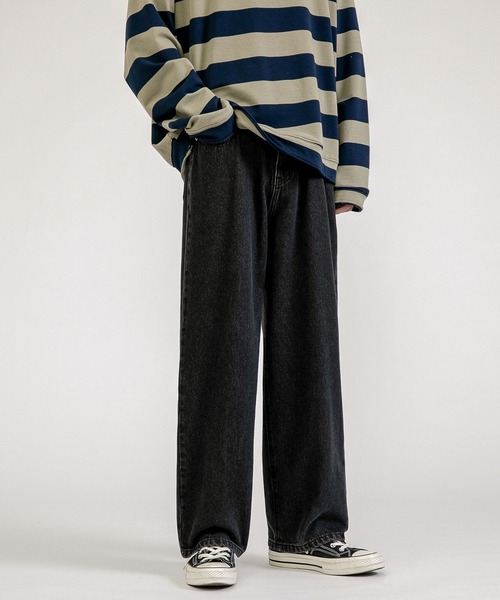 INTERPLAY（インタープレイ）の「【INTERPLAY select】Loose-fit 5pocket Denim Pants（デニムパンツ・メンズ・ライトブルー/ブラック/インディゴブルー/グレー/その他1・SMALL/LARGE/X-LARGE/MEDIUM）」の11枚目の写真