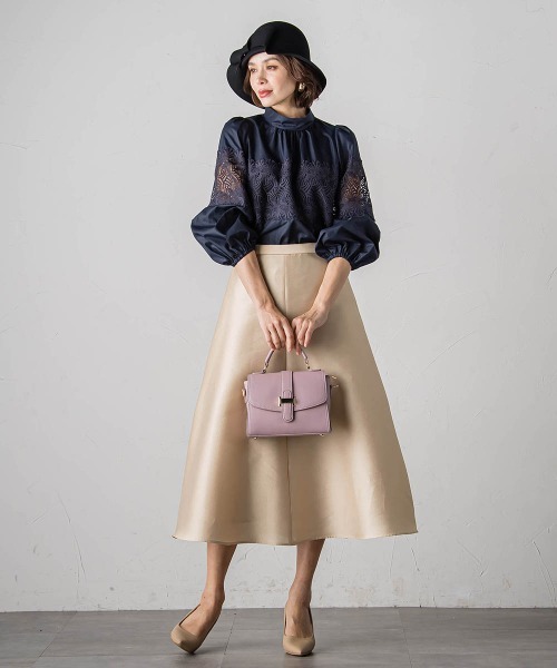 Viaggio Bluビァッジョブルー♡レース柄半袖ブラウス♡ホワイト Viaggio Bluのシャツ/ブラウスの商品一覧|レディース