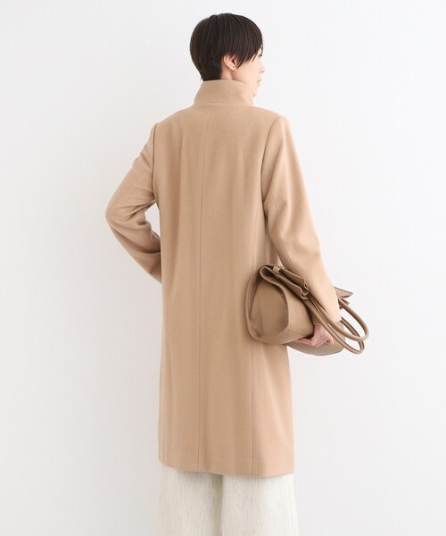 セール】【ウール】名品スタンドカラーコート（その他アウター