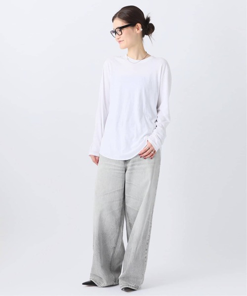 AP STUDIO（エーピーストゥディオ）の「New ラウンドテールTシャツ（Tシャツ/カットソー・レディース・ホワイト・FREE）」の4枚目の写真