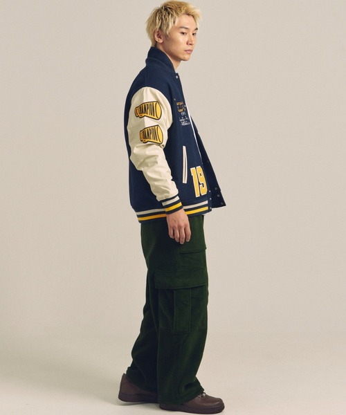 Champion(チャンピオン)の「CH-VARCITY JACKET(その他アウター・メンズ・ネイビー/キャメル・XL/L)」の18枚目の写真