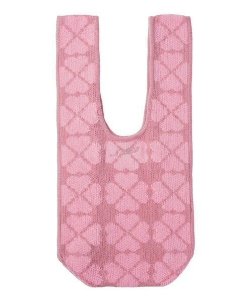PAMEO POSE(パメオポーズ)の「【ZOZOTOWN限定】Pixel Clover knit bag/ピクセルクローバーニットバッグ(トートバッグ・レディース・ピンク/レッド・FREE)」の11枚目の写真