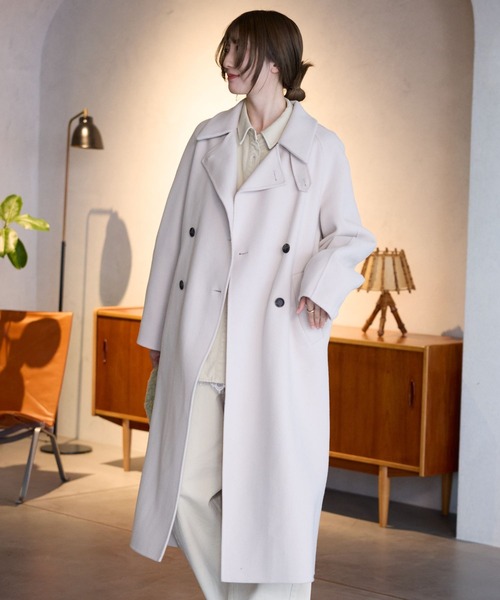 ☆バビロン☆ リバーダブルロングコート 新色先行予約】リバーダブルロングコート（ステンカラーコート
