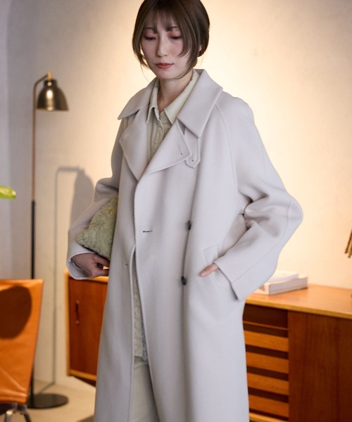 ☆バビロン☆ リバーダブルロングコート リバーダブルロングコート（ステンカラーコート）｜BABYLONE（バビロン