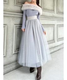 RESEXXY | パールポイントチュールスカート(スカート)