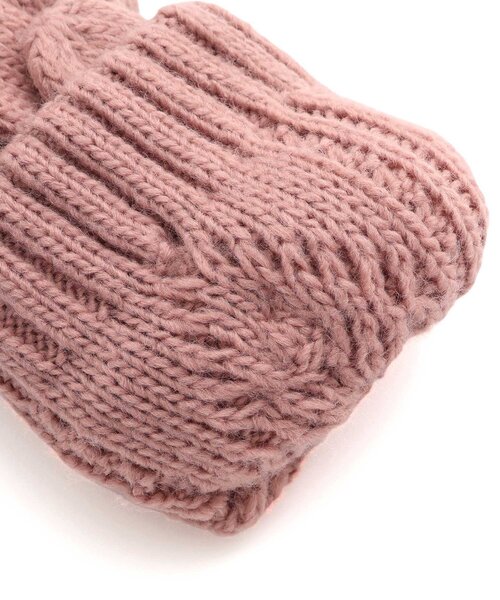 Ampersand（アンパサンド）の「リボン手袋（手袋・キッズ・ピンク/グレー/アイボリー・95/120/140）」の9枚目の写真