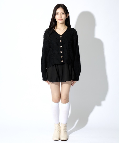 ALLuRing ChaRm（アリュリングチャーム）の「Balloon Mini Skirt / バルーンミニスカート（スカート・レディース・ホワイト/ブラック・S/M）」の15枚目の写真
